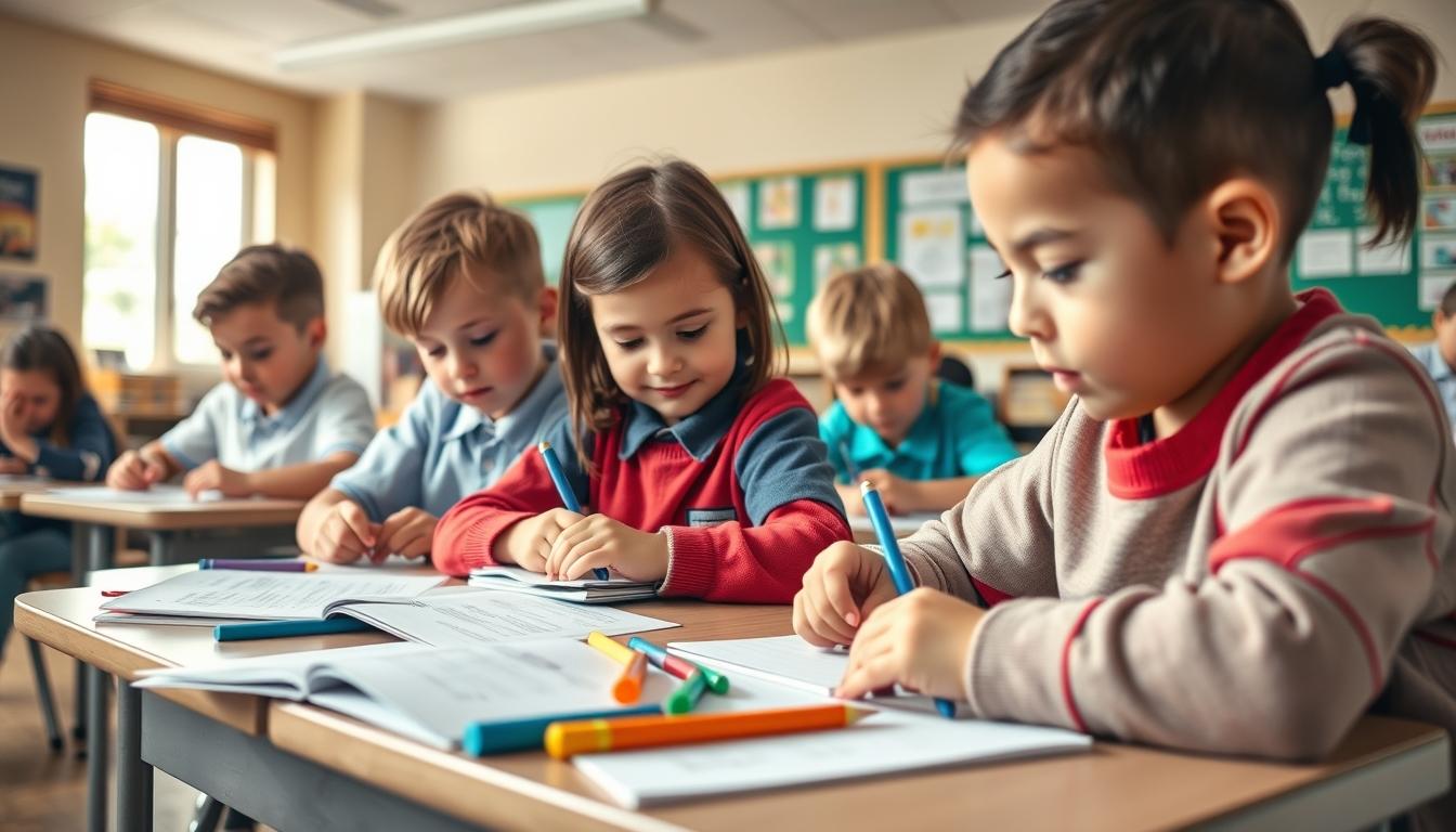 Student developing practical and academic skills